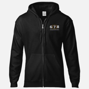 Mason Lodge 678 Zip Up Hoodie - Black