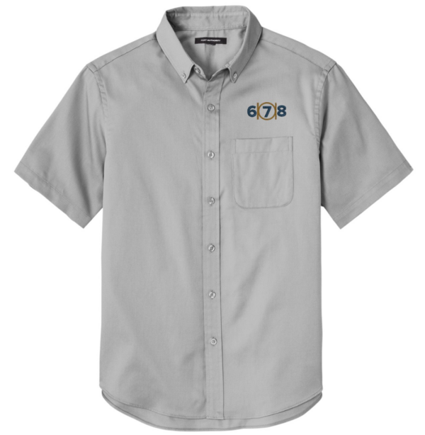 Mason Lodge 678 Short Sleeve Button Up - Grey