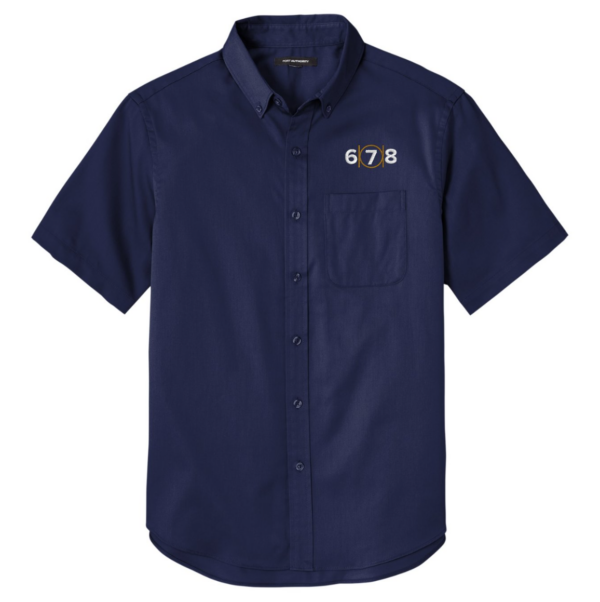 Mason Lodge 678 Short Sleeve Button Up - Navy